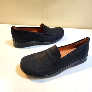 TOMMY BAHAMA Black Leather Upper  Loafers 8